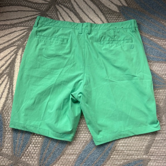 FootJoy Men’s Performance Knit Golf Shorts Size 38 Sea Green Inseam: 9.5" - Picture 3 of 10